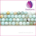 Colorful amazonite loose beads round gemstone beads for sale